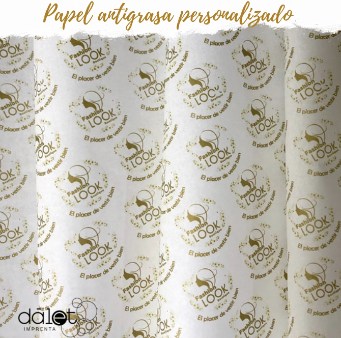 Papel Antigrasa Personalizado / Papel Mantequilla - Imagen 14