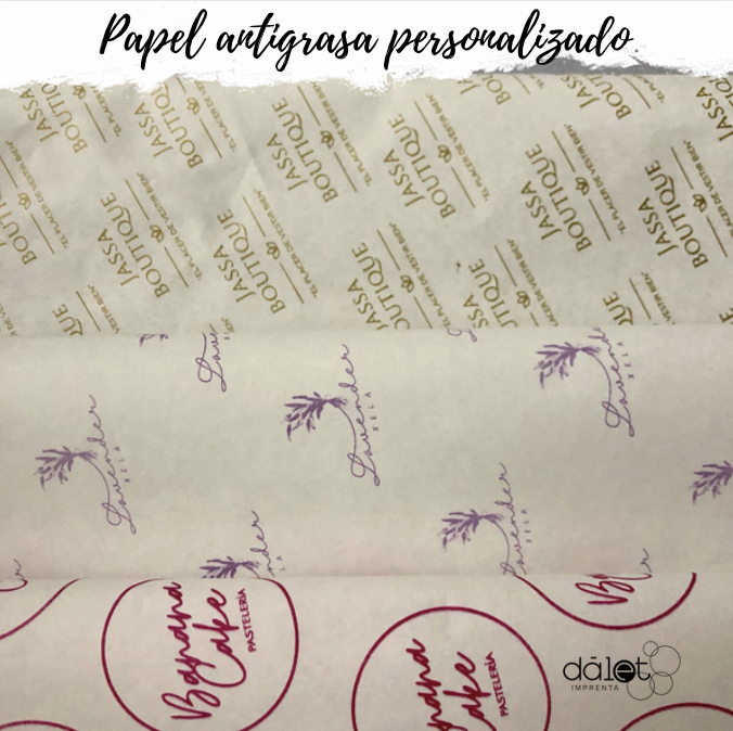 Papel Antigrasa Personalizado / Papel Mantequilla - Imagen 21