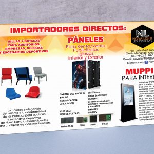VOLANTES MEDIA CARTA BOND impresion full color 1 lado