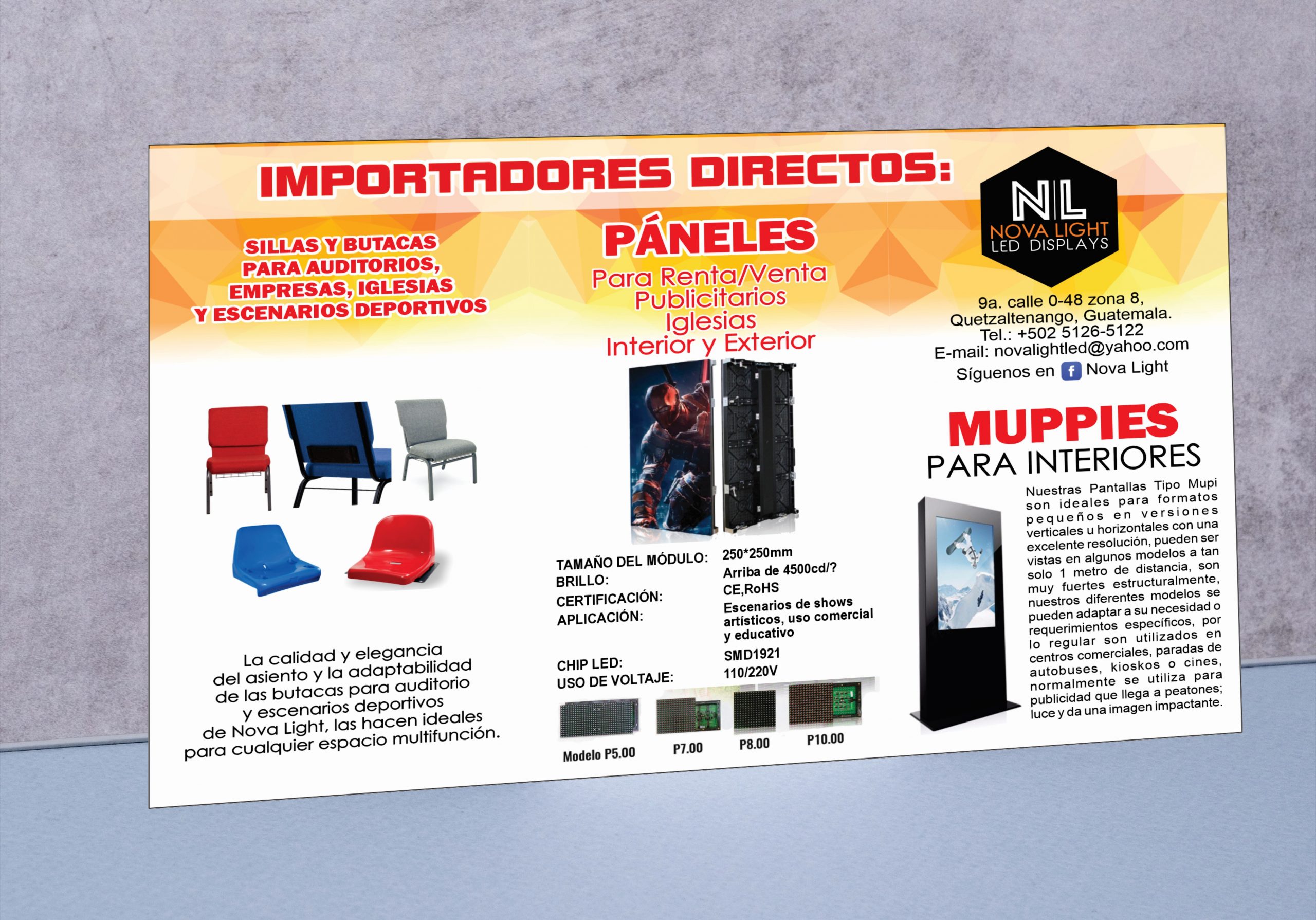 VOLANTES MEDIA CARTA BOND impresion full color 1 lado