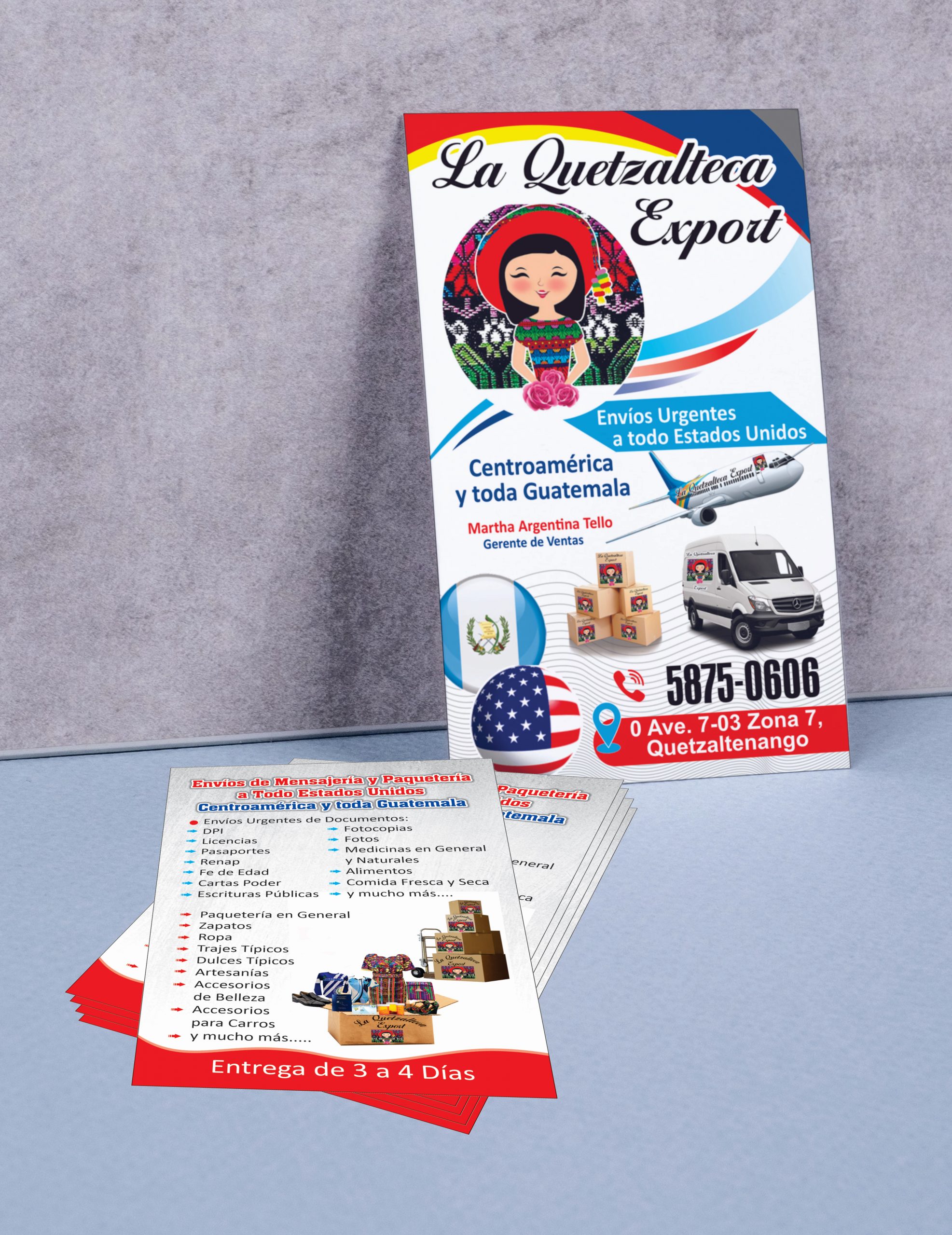 VOLANTES MEDIA CARTA BOND impresión full color 2 lados - Imagen 2