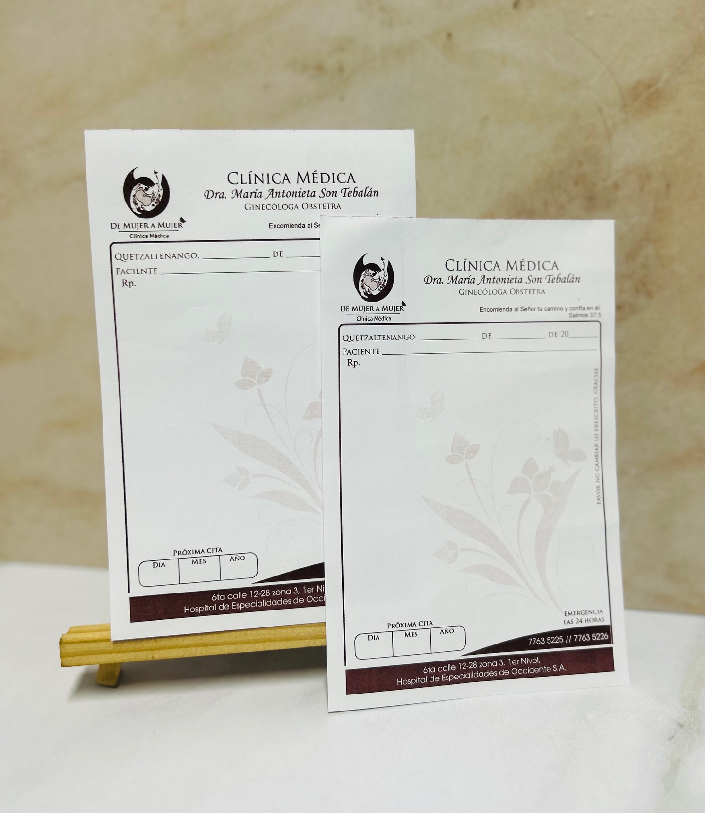 RECETAS EN PAPEL BOND un color - Imagen 8