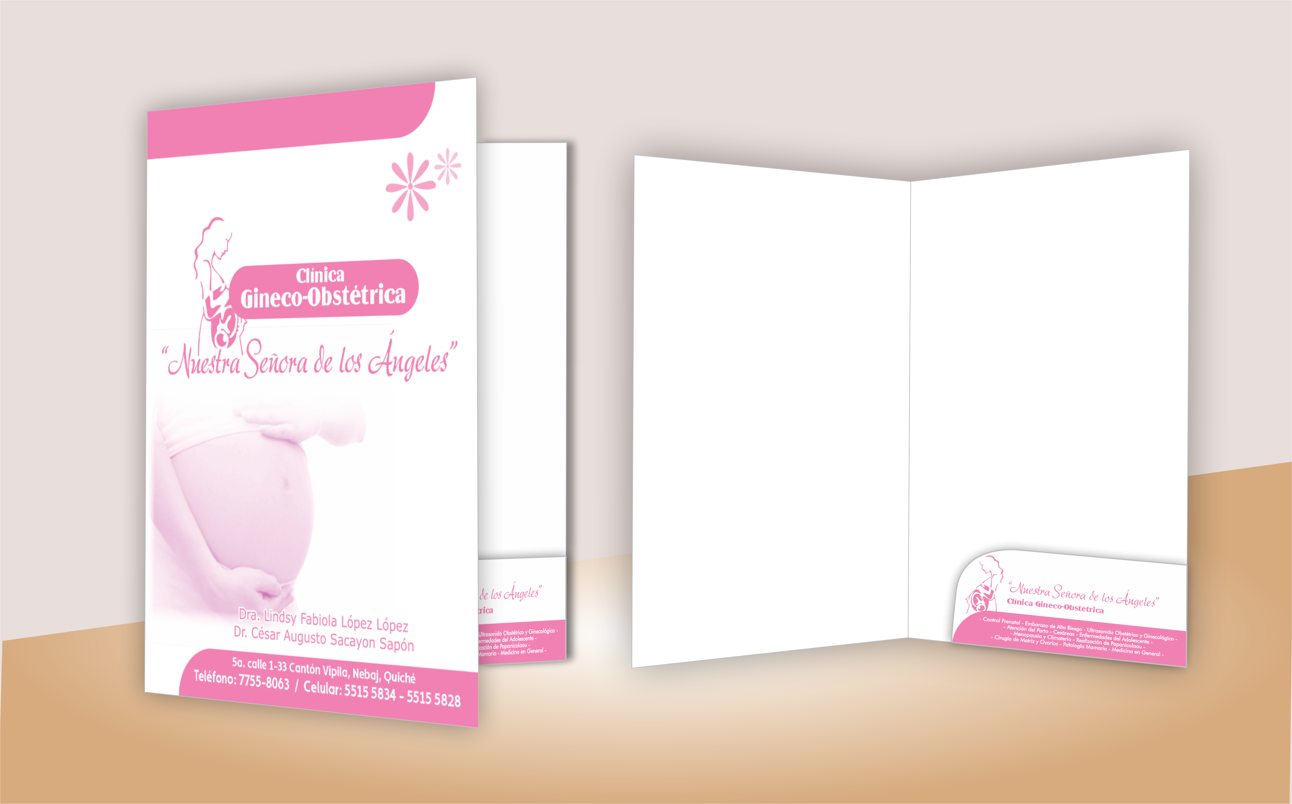 CARPETA CON PESTAÑA tamaño oficio 1 color - Imagen 3