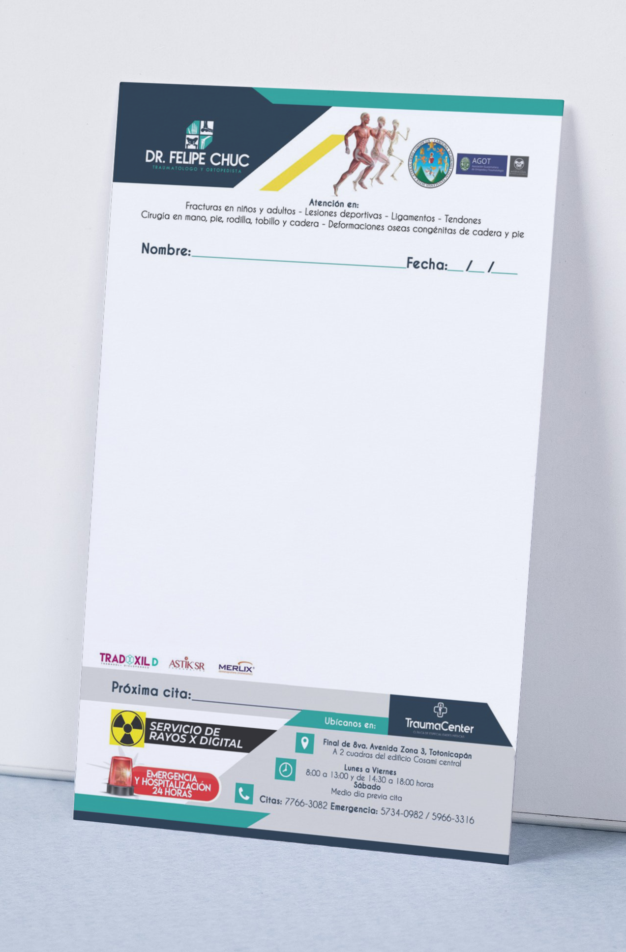 RECETAS EN PAPEL BOND full color