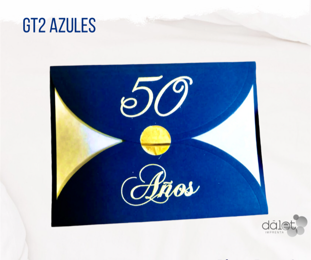 INVITACION GT2 DOBLE CON REALCE - Imagen 3