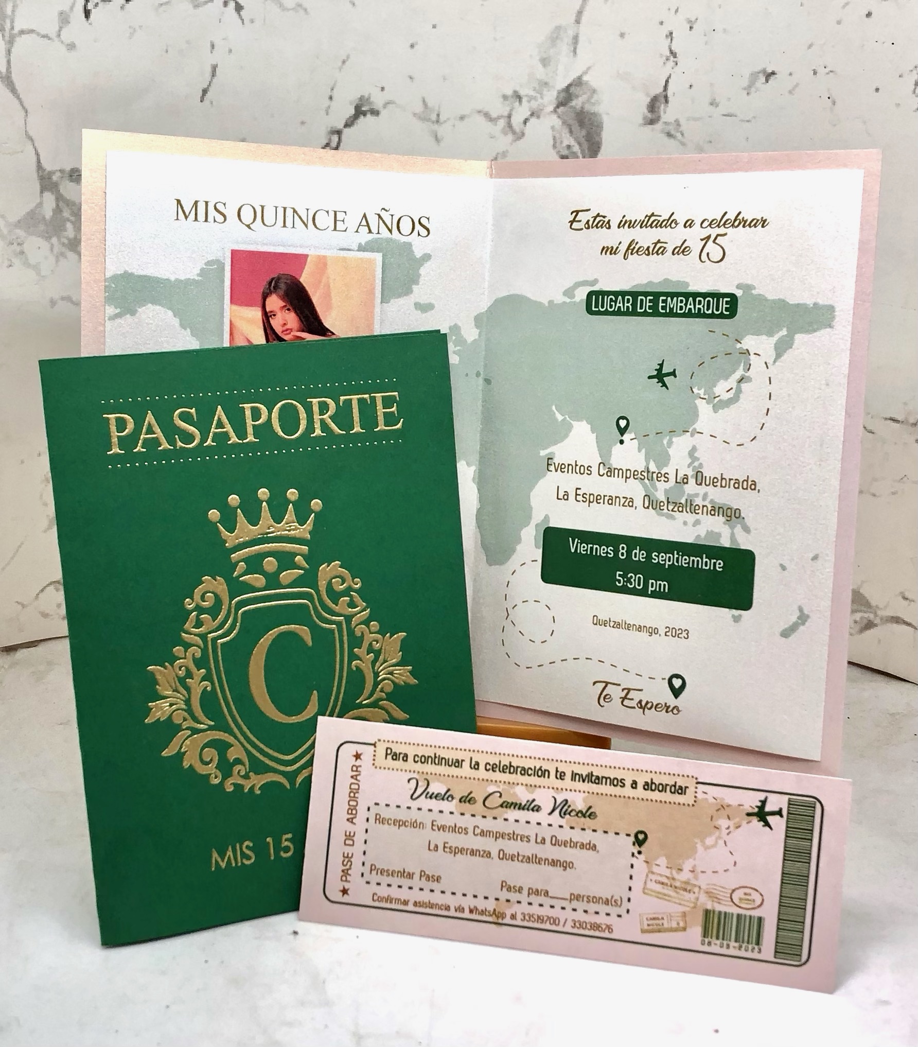 PASAPORTES QUINCE AÑOS