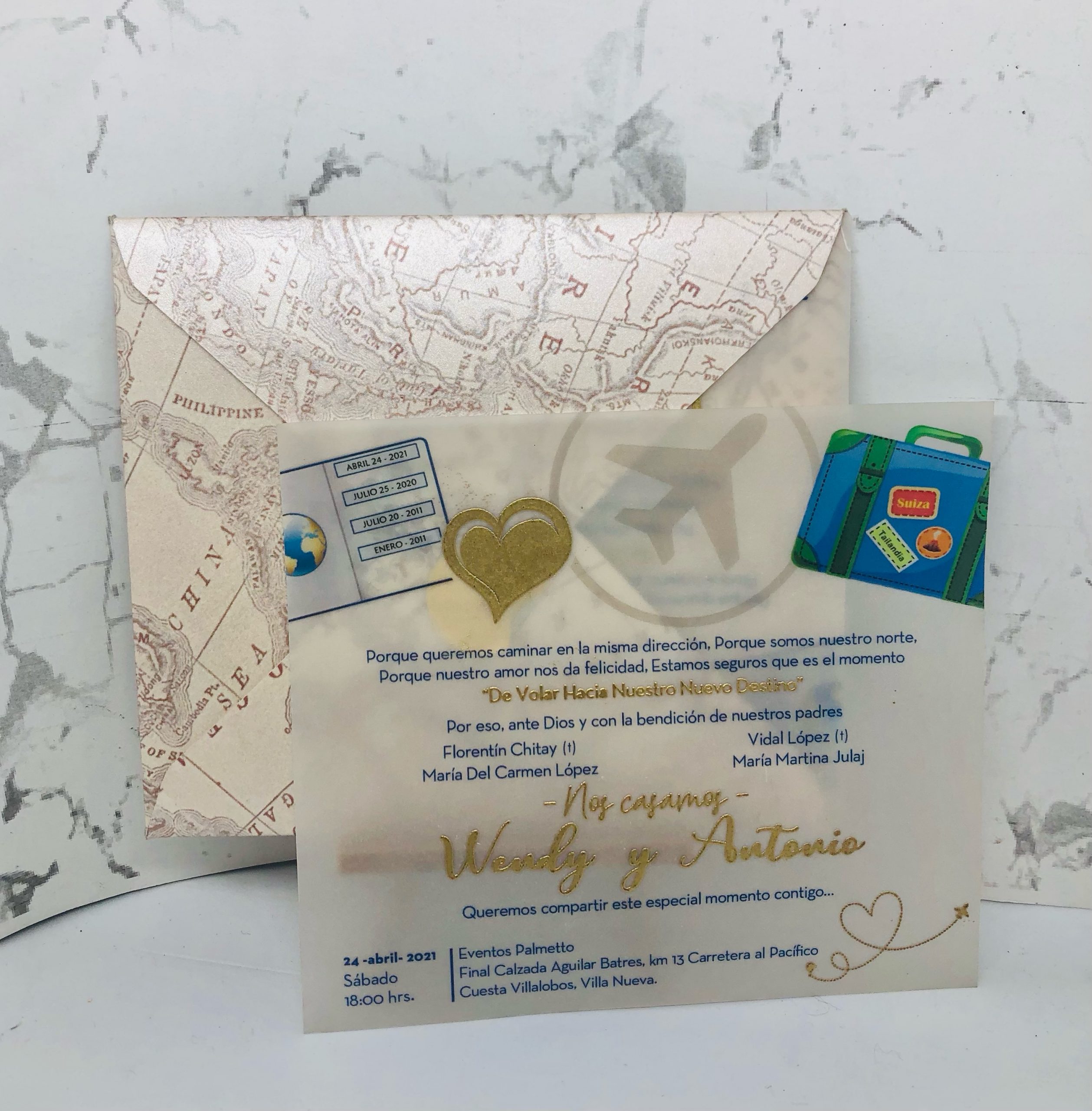 INVITACIONES GTA SIMPLE Boda - Imagen 4
