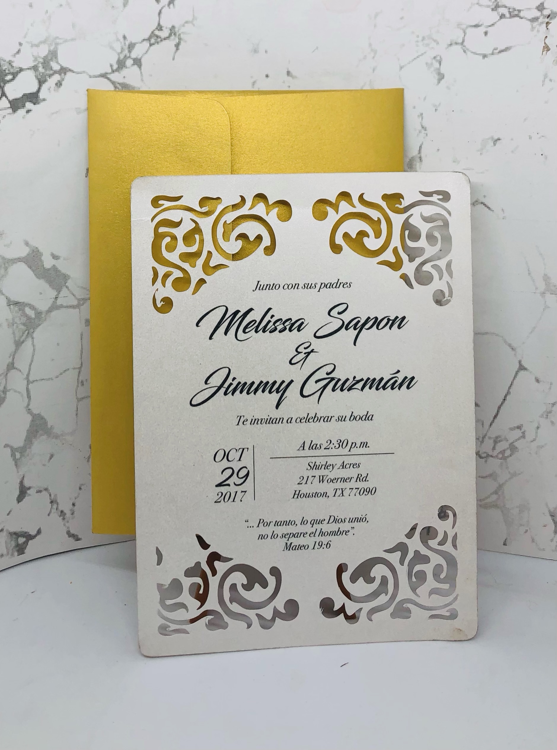 INVITACIONES VGCL BODA