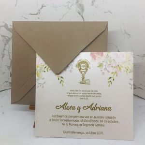INVITACIONES GTA SIMPLE Primera Comunión