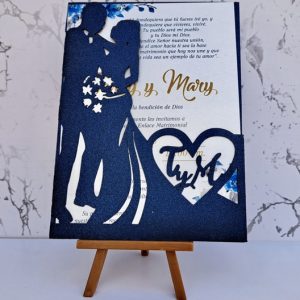 INVITACION GT1CL BODA IMPRESIÓN UN LADO