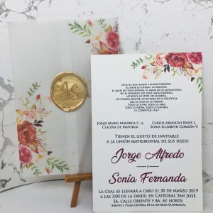 INVITACION G1 CON SELLO TIPO LACRE