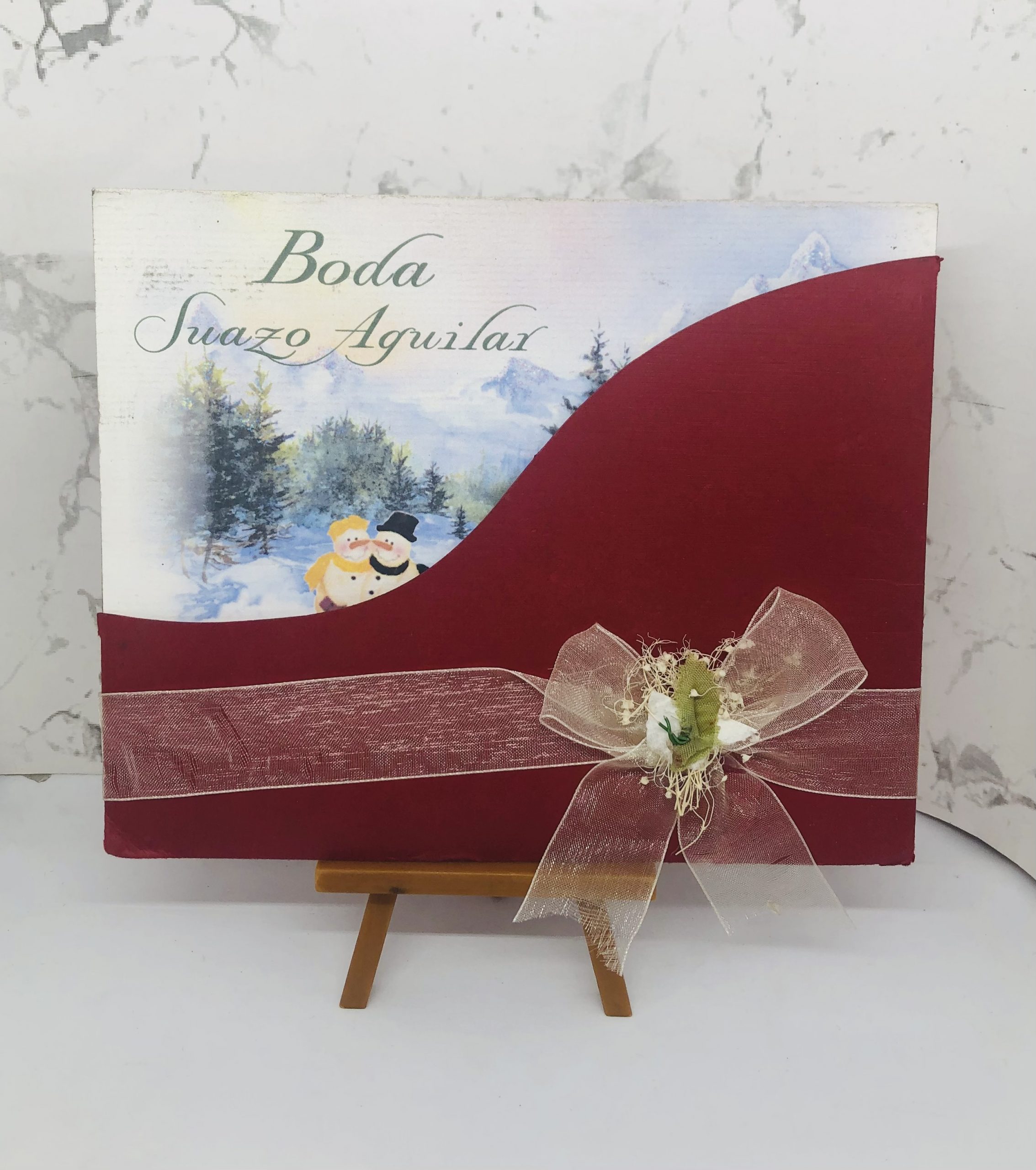 INVITACION GT1 DOBLE PARA BODA - Imagen 4