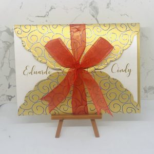 INVITACION GT3 DOBLE CON REALCE EN EL SOBRE