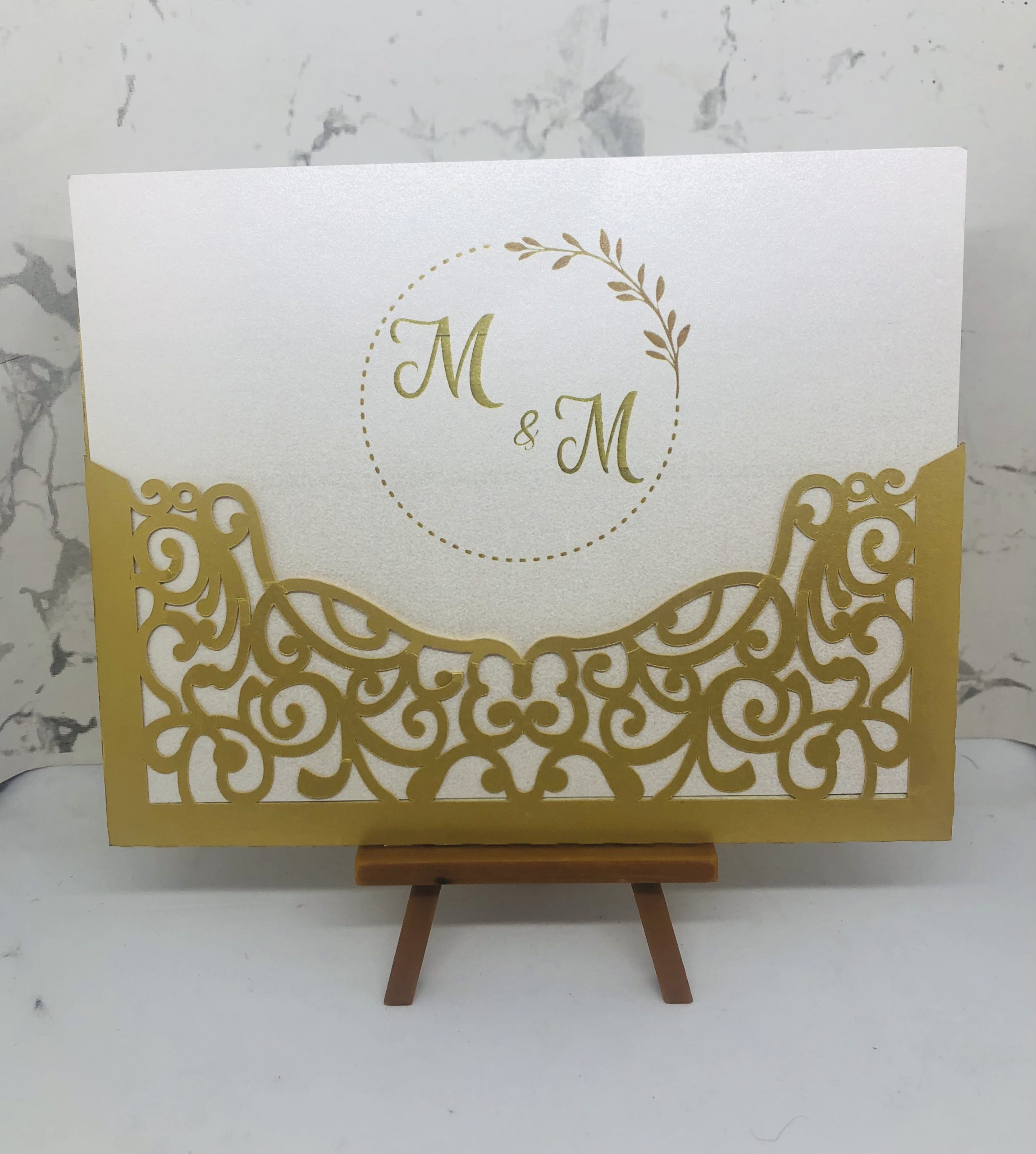 INVITACION GT1CL MEDIO SOBRE BODA IMPRESIÓN UN LADO - Imagen 5