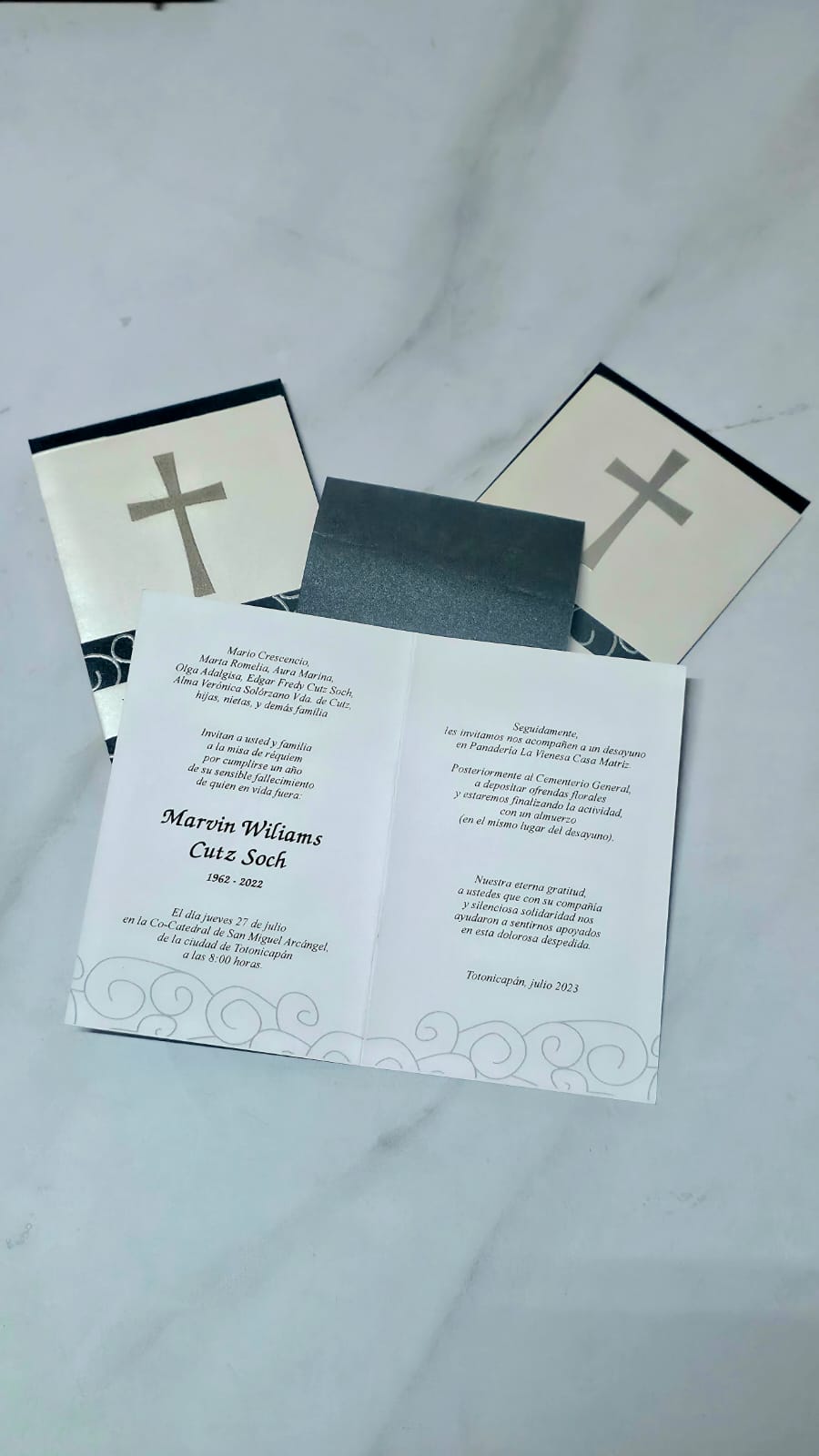 Invitaciones de duelo - Imagen 3