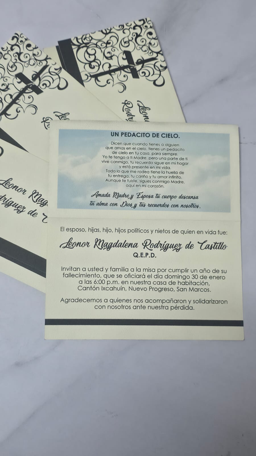 Invitaciones de duelo - Imagen 31