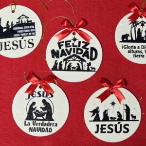 Bombas Navideñas Personalizadas PVC