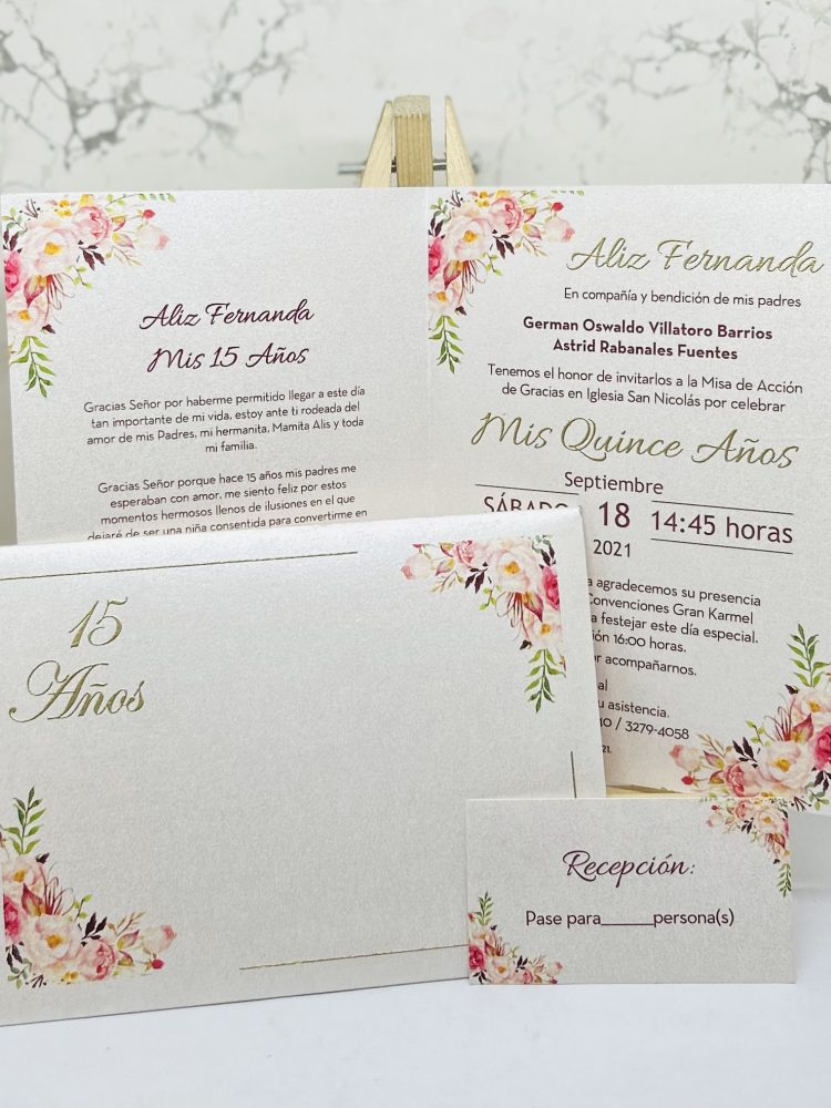 Invitaciones de XV años